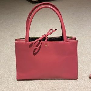 Pink Adrienne vittadini pink clutch. Never used.